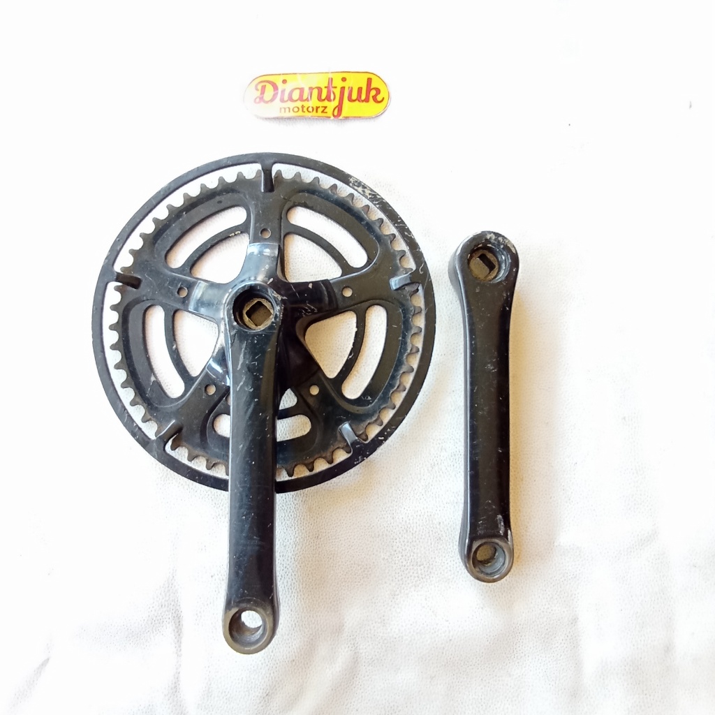 Crank Single Speed 48T 48 Mata Arm 170mm Kanan Kiri SUGINO Japan Copotan