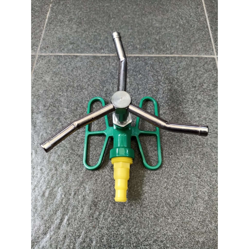 Semprotan Putar Taman Rotary Sprinkler Springkel Springkler 3 Kaki Kran Baling Shower Sprayer / Semp