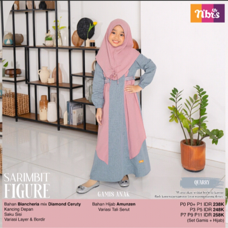 BIG SALE NIBRAS GAMIS ANAK