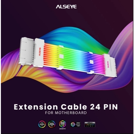 ALSEYE CABLE PSU EXTENSION 24PIN ARGB