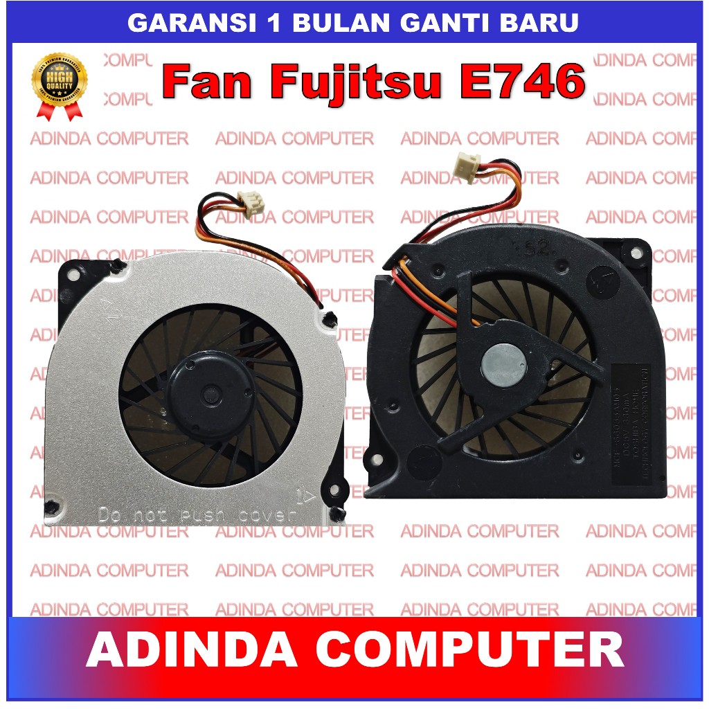 Fan Fujitsu LifeBook E746 A6210 S2210 E733 E736 E743 E753 T725 T726 T732 T734 T902