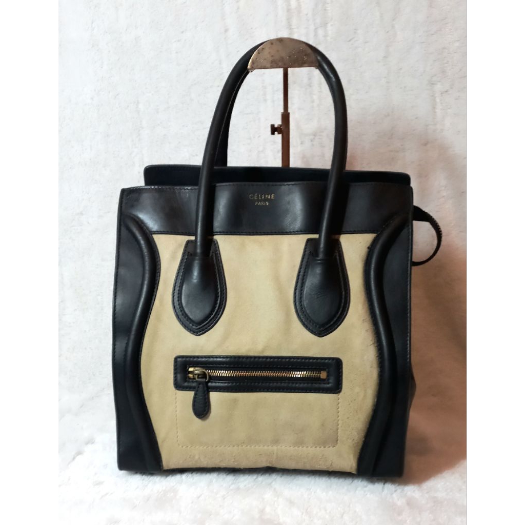 Tas Preloved Second Celine* Celong Luggage Large Tote Bag
