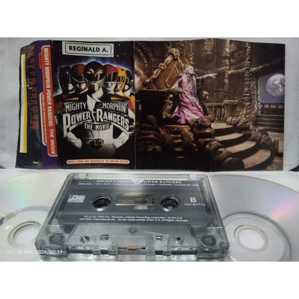 kaset pita mighty morphin Power Rangers