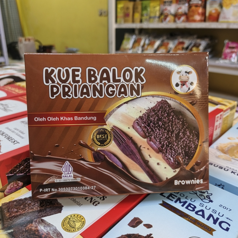 KUE BALOK PRIANGAN KHAS BANDUNG DENGAN 4 VARIAN ISI 10PCS/BOX