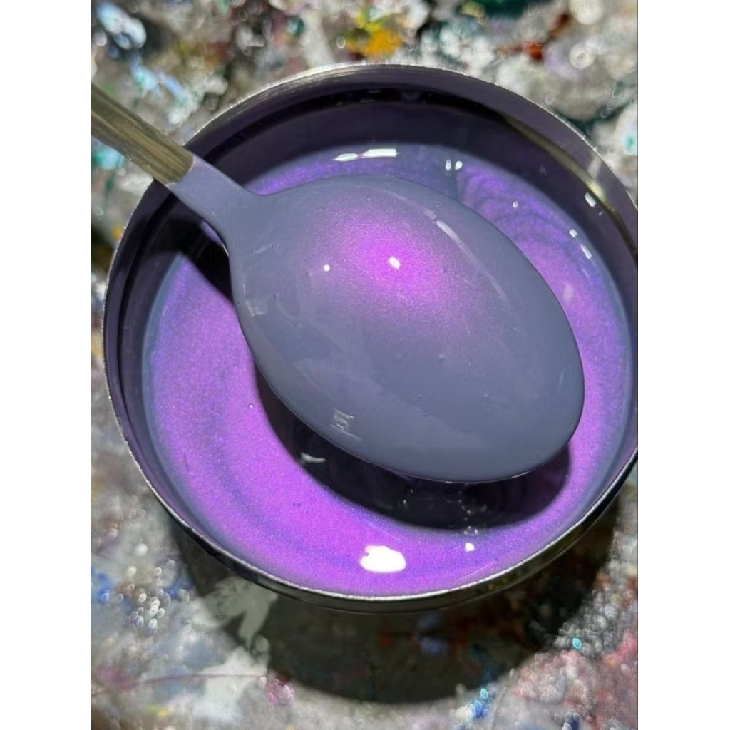 CAT PU WARNA SPECIAL GREY LEMBAYUNG PURPLE ORIGINAL