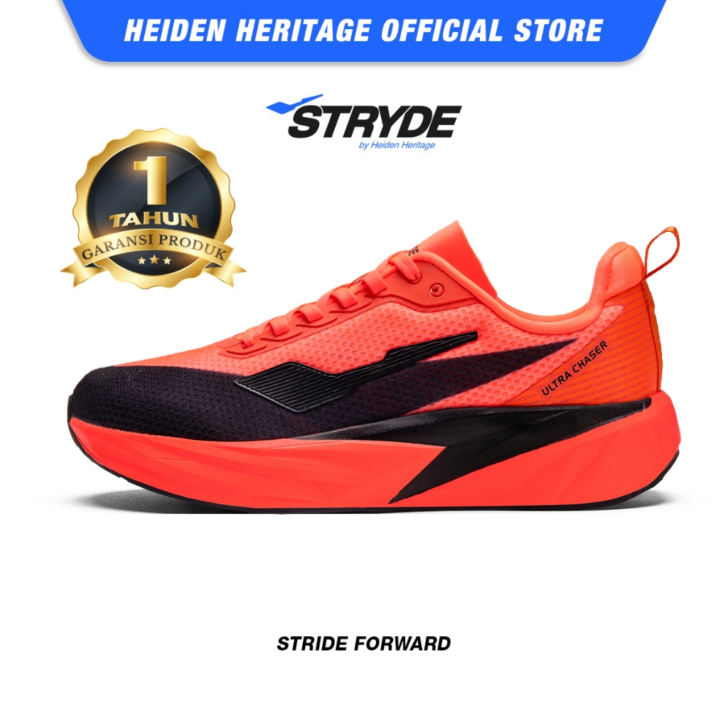 HEIDEN HERITAGE [HRTG] - ULTRA CHASER - HAZARD FLAME - Sepatu Sport Running Sekolah Casual Style Lar