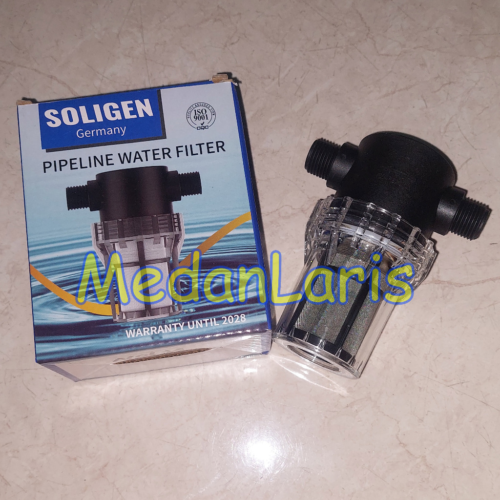 Filter Saringan Kran Air SOLIGEN Plastik Pipeline Water Filter