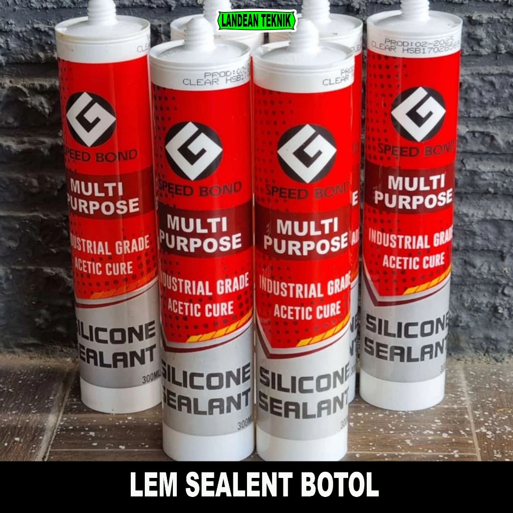 Silicone Glass Sealant Lem Botol Silicone Sealant Lem Kaca Lem Besi Lem Plastik Lem Keramik COKLAT, 