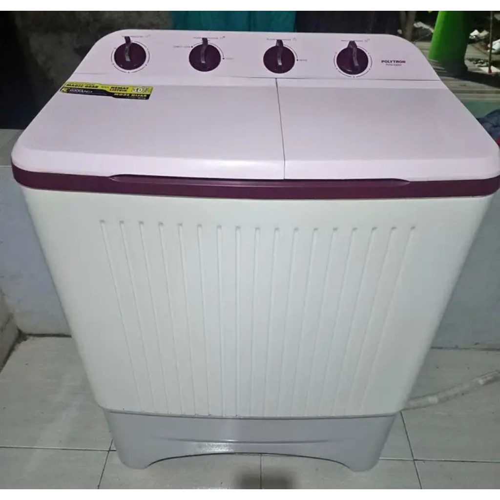 Mesin Cuci Bekas Polytron 8Kg Seken Normal Pakai