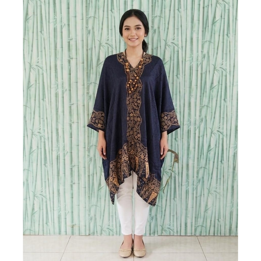 TUNIK KAFTAN ARUNA MOTIF KHAS CIREBON BY BATIK FARIZA