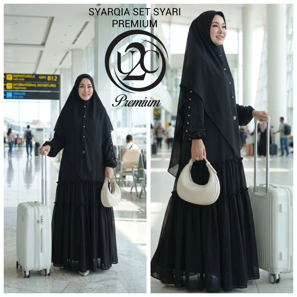 NEW COLLECTION GAMIS SYARI SYARQIA PREMIUM ORI U2C