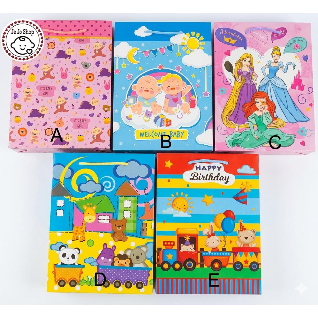 Paper Bag Sansan Wawa isi 10 pcs uk. 30x23x8 cm