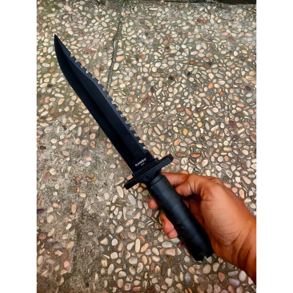 Pisau Survival Rambo 2348A Outdoor