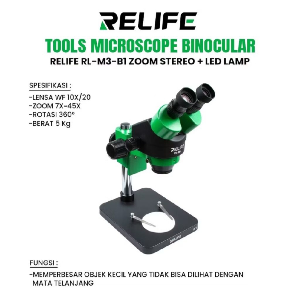 Microscope RL-M3-B1 zoom