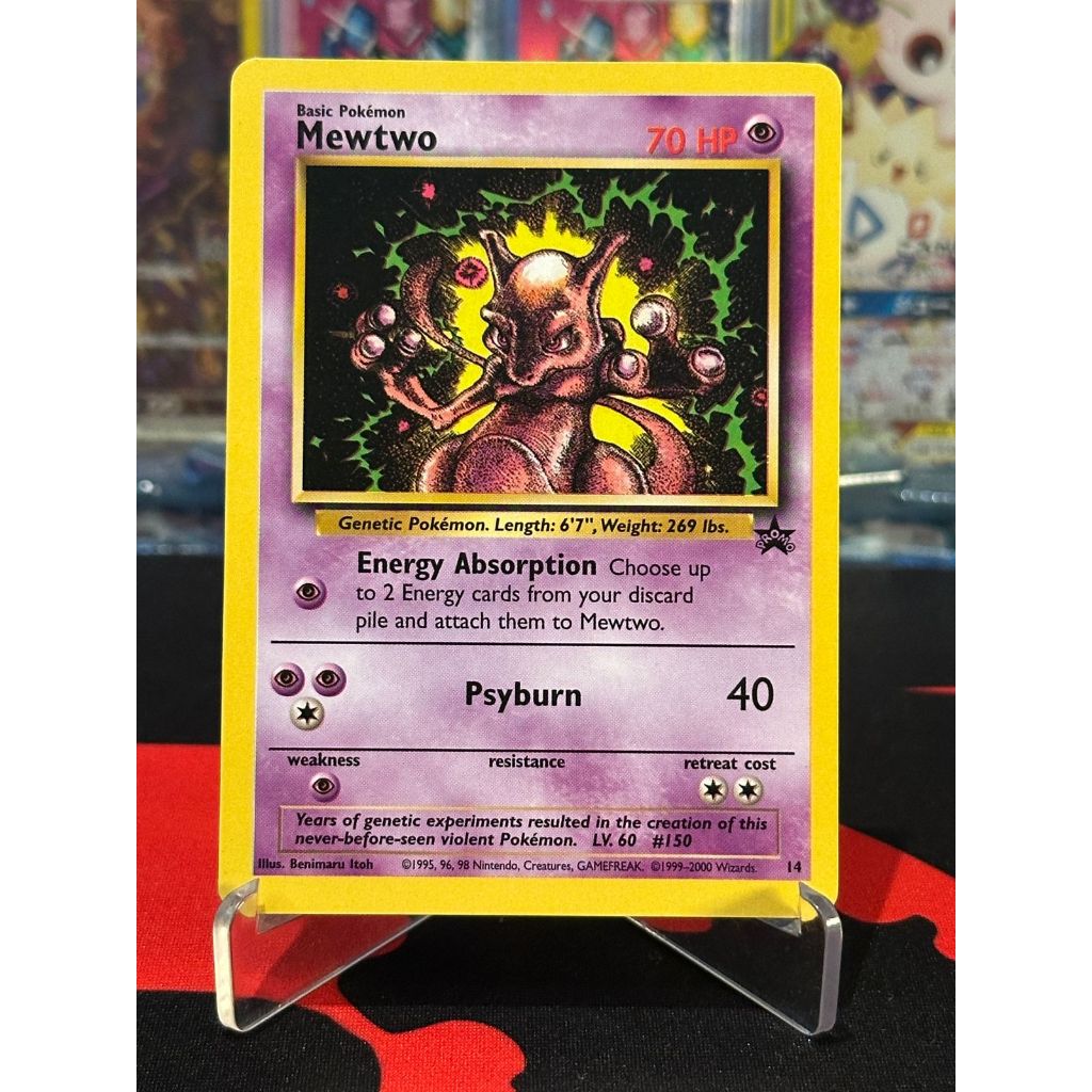 Mewtwo Wotc 14 English Black Star Promo