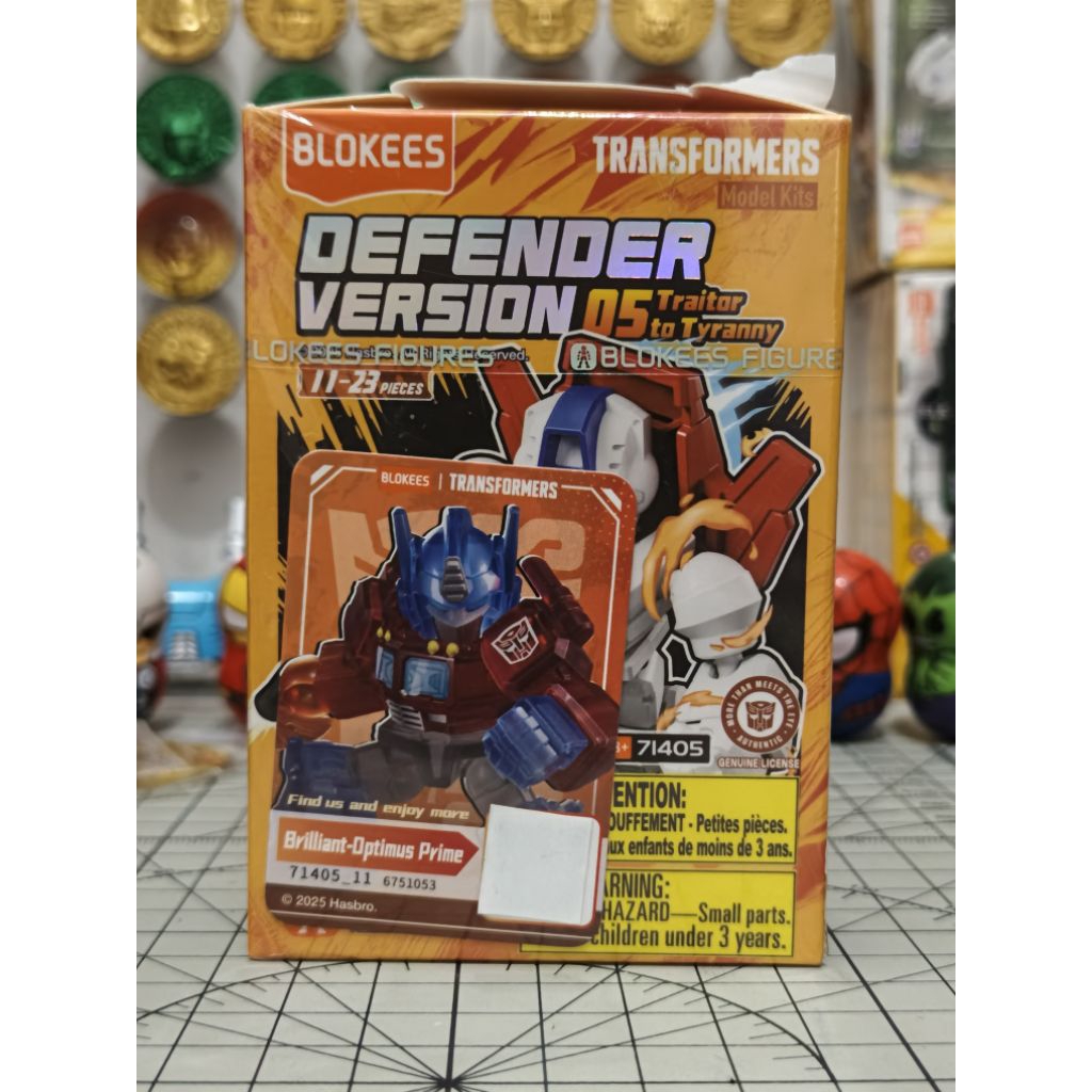 BRILLIANT OPTIMUS BLOKEES TRANSFORMERS DEFENDER VERSION 05 OFC KOIN GALVATRON / JETFIRE ROBOT