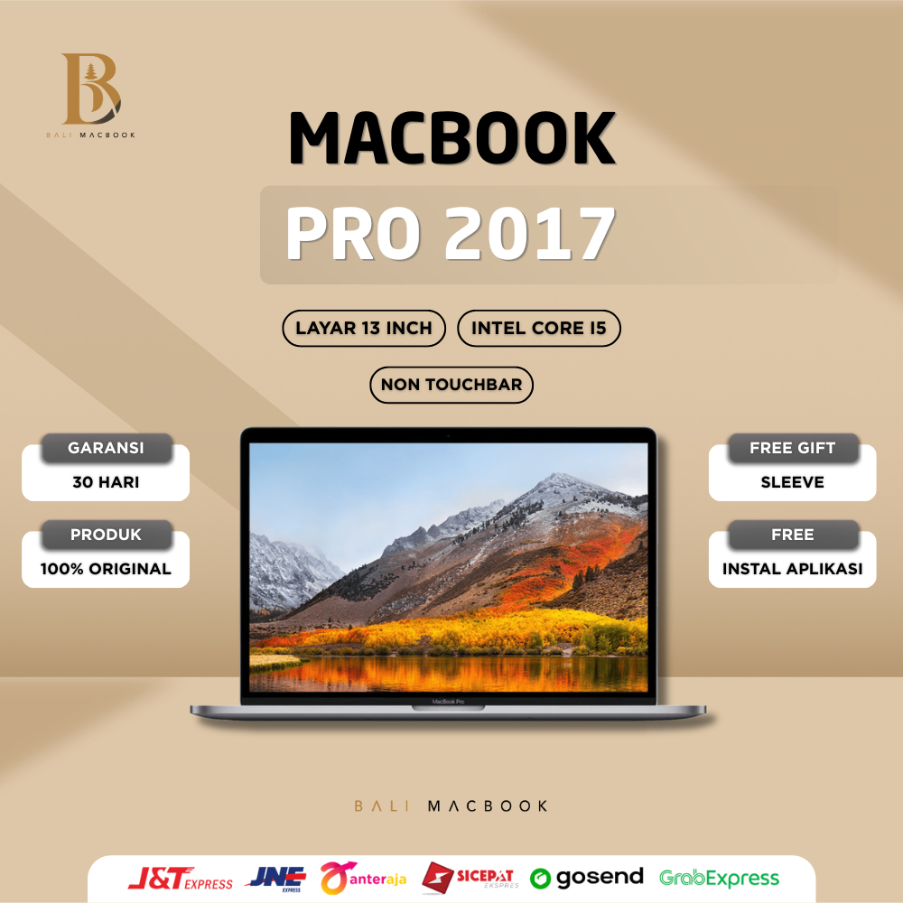Macbook Pro Retina 13 inch 2017 | NON Touchbar | Ram 8GB - 16GB | Ssd 128GB 256GB 512GB Second ORIGI