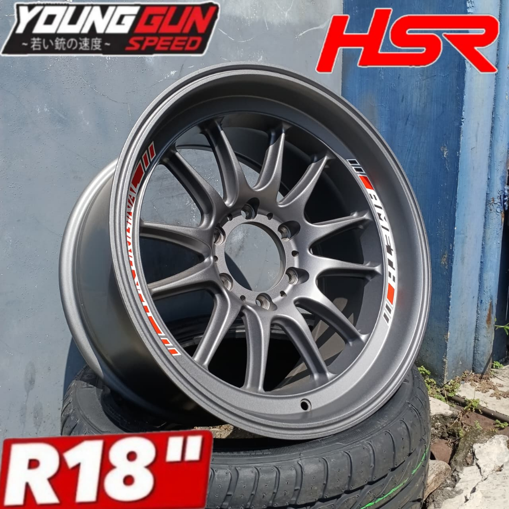 VELG RACING R18 HSR AMETH,PELG MOBIL RING 16 ET 0 LEBAR 9 HOLE 6X139,7