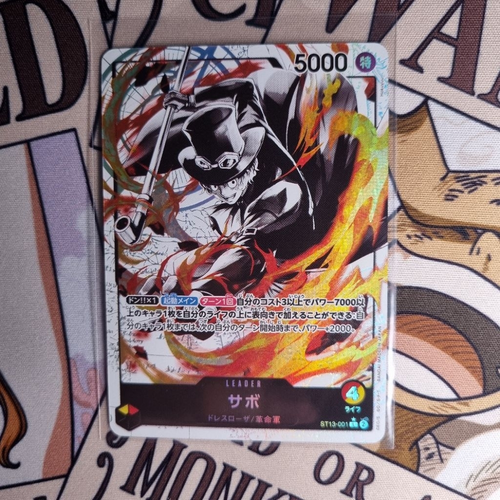 Sabo Leader PL Parallel Leader St13 001 One Piece TCG JPN