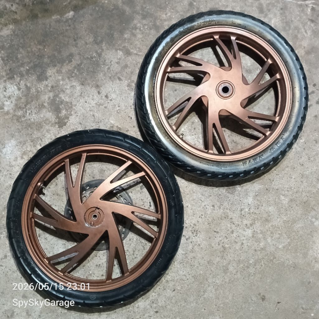 velg original Skywave Hayate 125