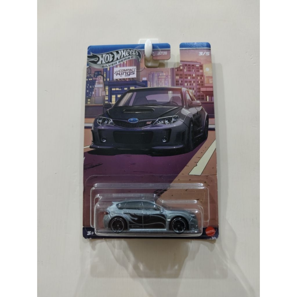 HotWheels Subaru WRX STI Compact King Silver Series