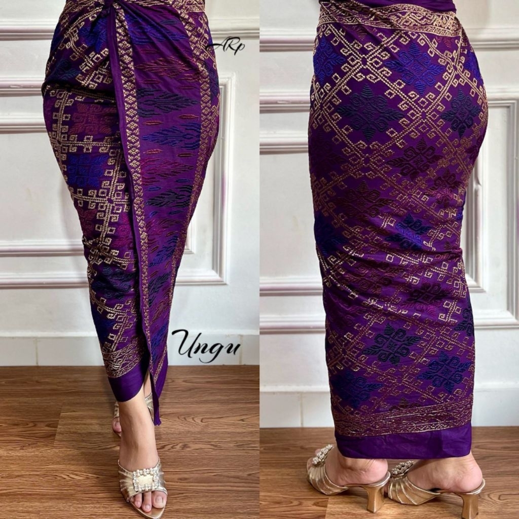 Kamen bordir Songket Bali lasem lembaran