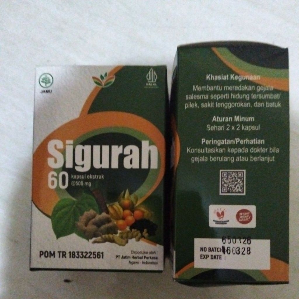 60 Kapsul Herbal Sigurah herbal 21