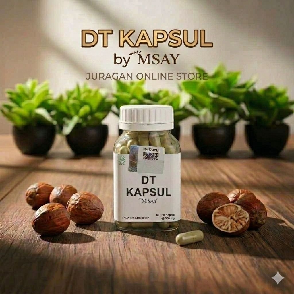 DT Kapsul Diet Detox Herbal Pembakar Penghancur Lemak Pelancar Metabolisme Isi 60 Kapsul BPOM ORI