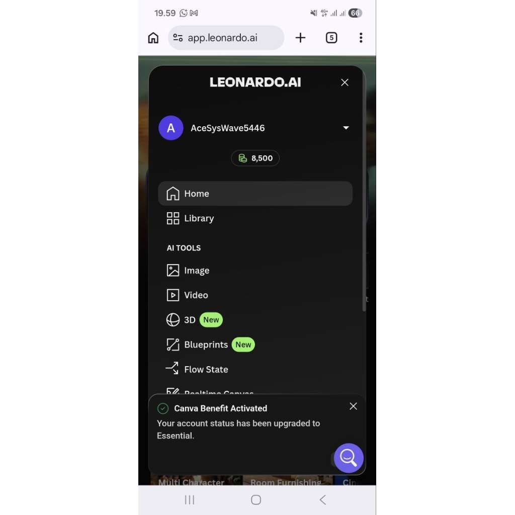 LEONARDO AI PREMIUM 8500 KREDIT