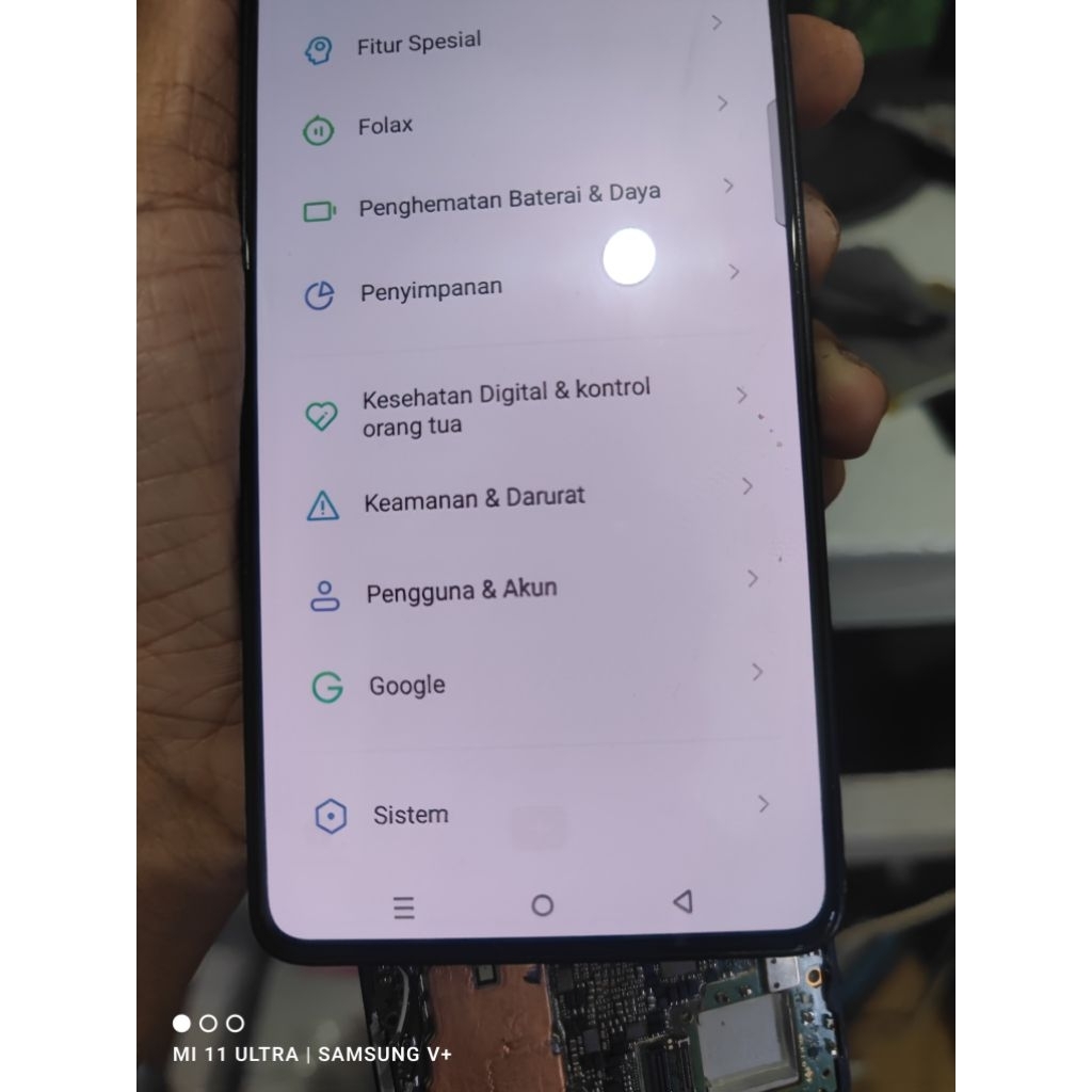 LCD ORI INFINIX NOTE 30/LCD INFINIX GT 10 PRO MINUS SEDIKIT ADA SEDAW AJA,LIAT GAMBAR