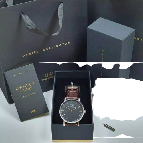 BISA COD Jam Tangan Pria Dw Original Jam Tangan Anti Air Dw Wanita Original Jam DW Kulit Jam Daniel 