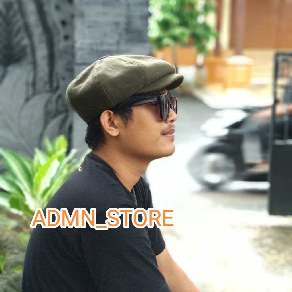 newsboy cap / topi newsboy / topi seniman / topi jamur / topi sutradara / newsboy apollo