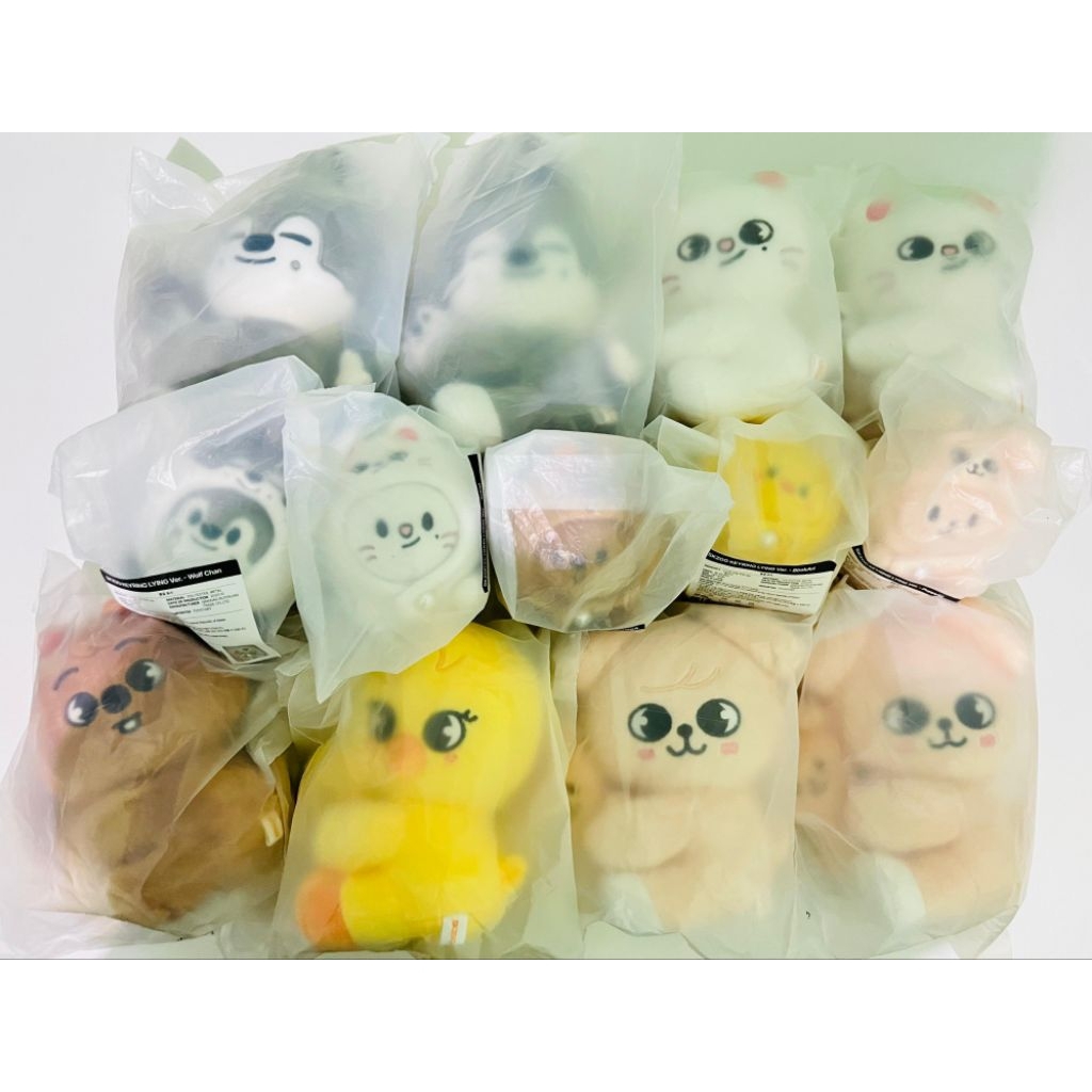 [Ready Stock] Stray Kids Skzoo Plush Magnet Set Skzoo Keyring Lying MD Celebrate