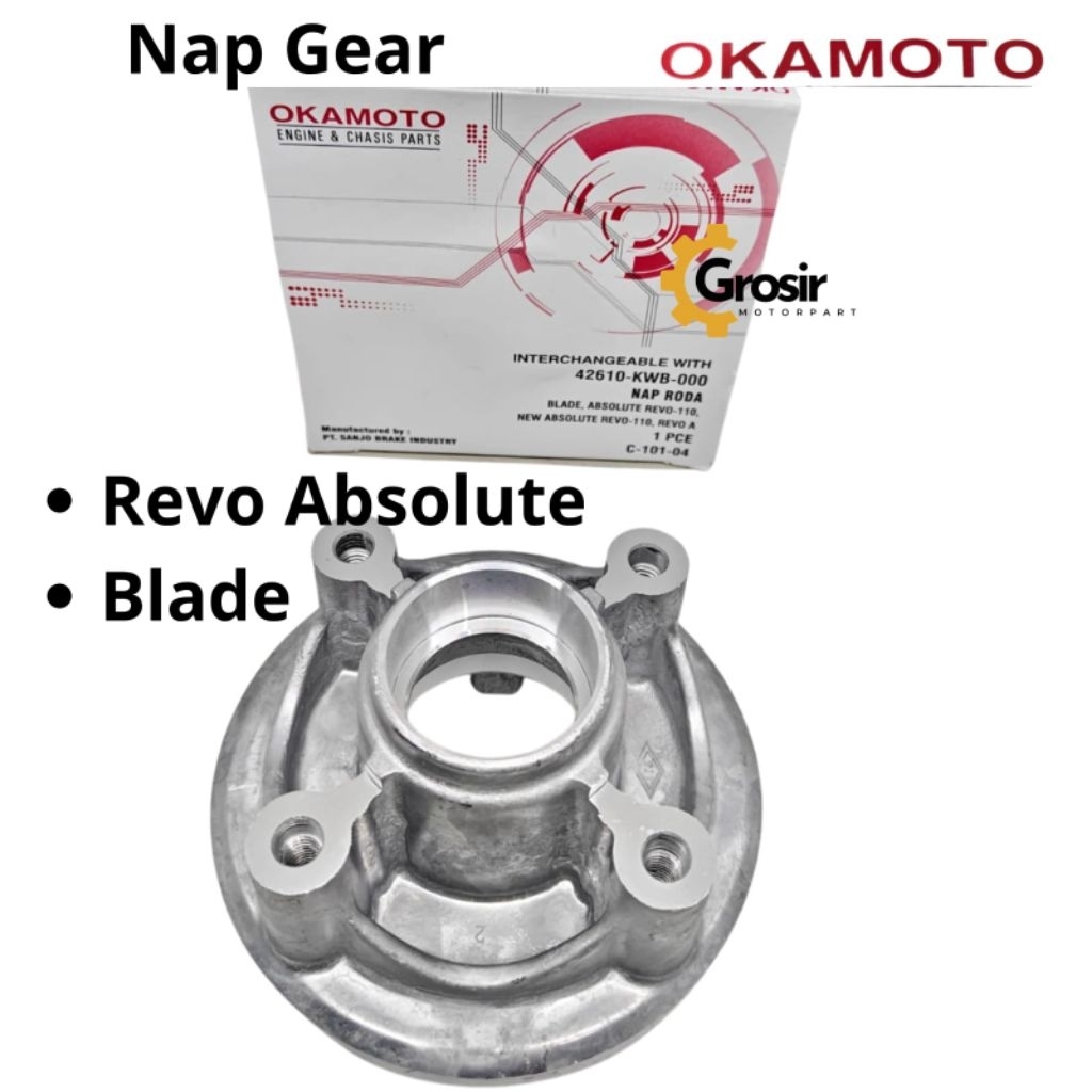 Revo Absolute Blade Nap Gear NapGir NapRoda Nap Dudukan Gir Gear Roda Revo Absolute Blade