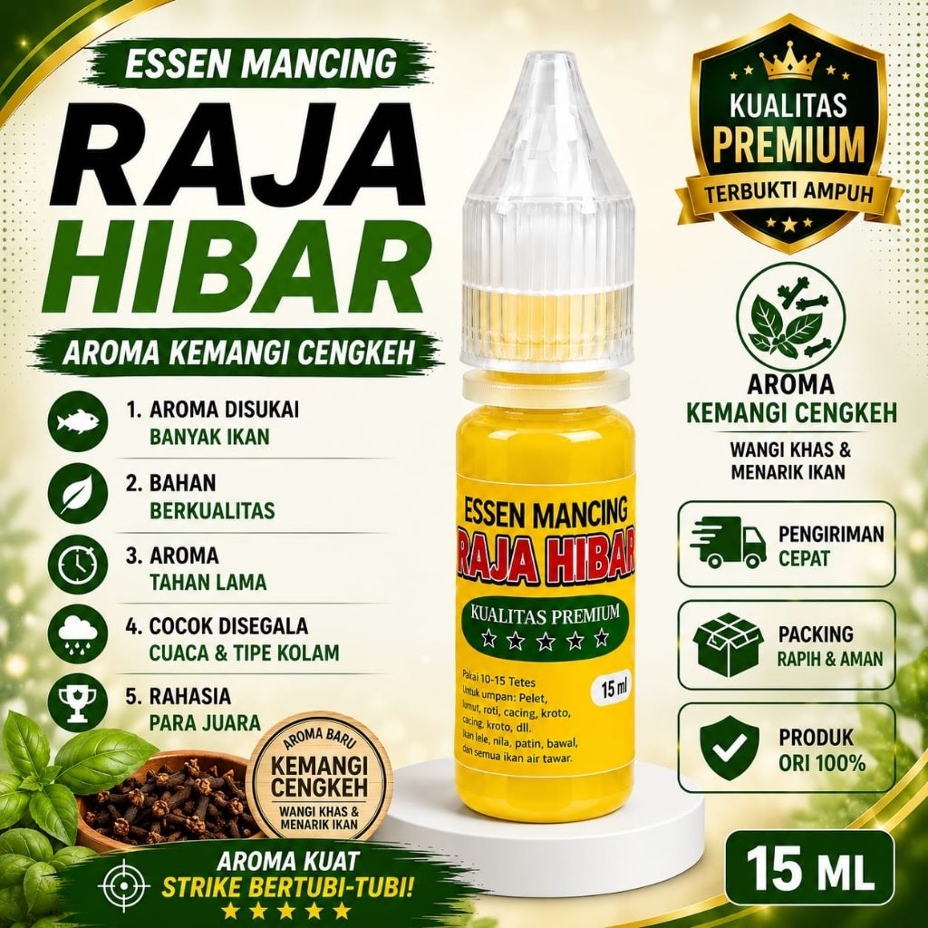 Essen Mancing Raja Hibar Aroma Kemangi cengkeh – Essen Juara Harian & Lomba