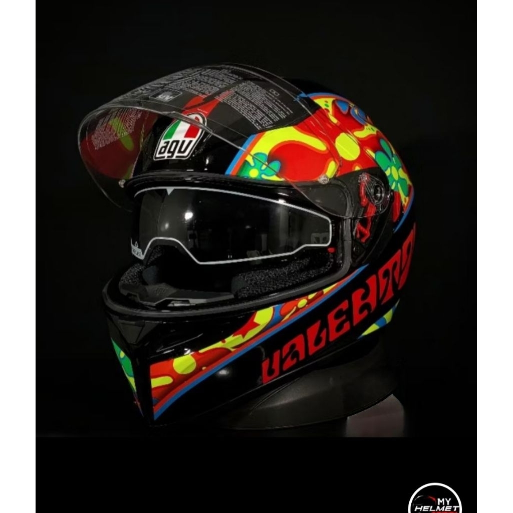 Helm AGV k3SV Rossi Valencia 2003