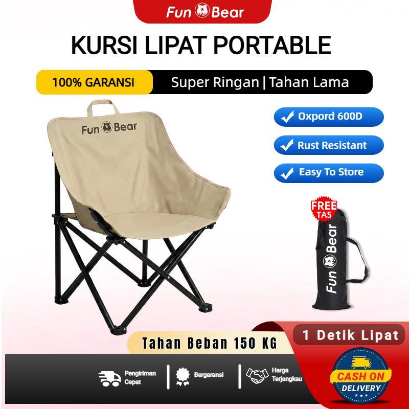 Kursi Bulan Lipat Murah Aesthetic Santai Besar Bayi Camping Moon Chair Portable Super Sturdy 150KG R