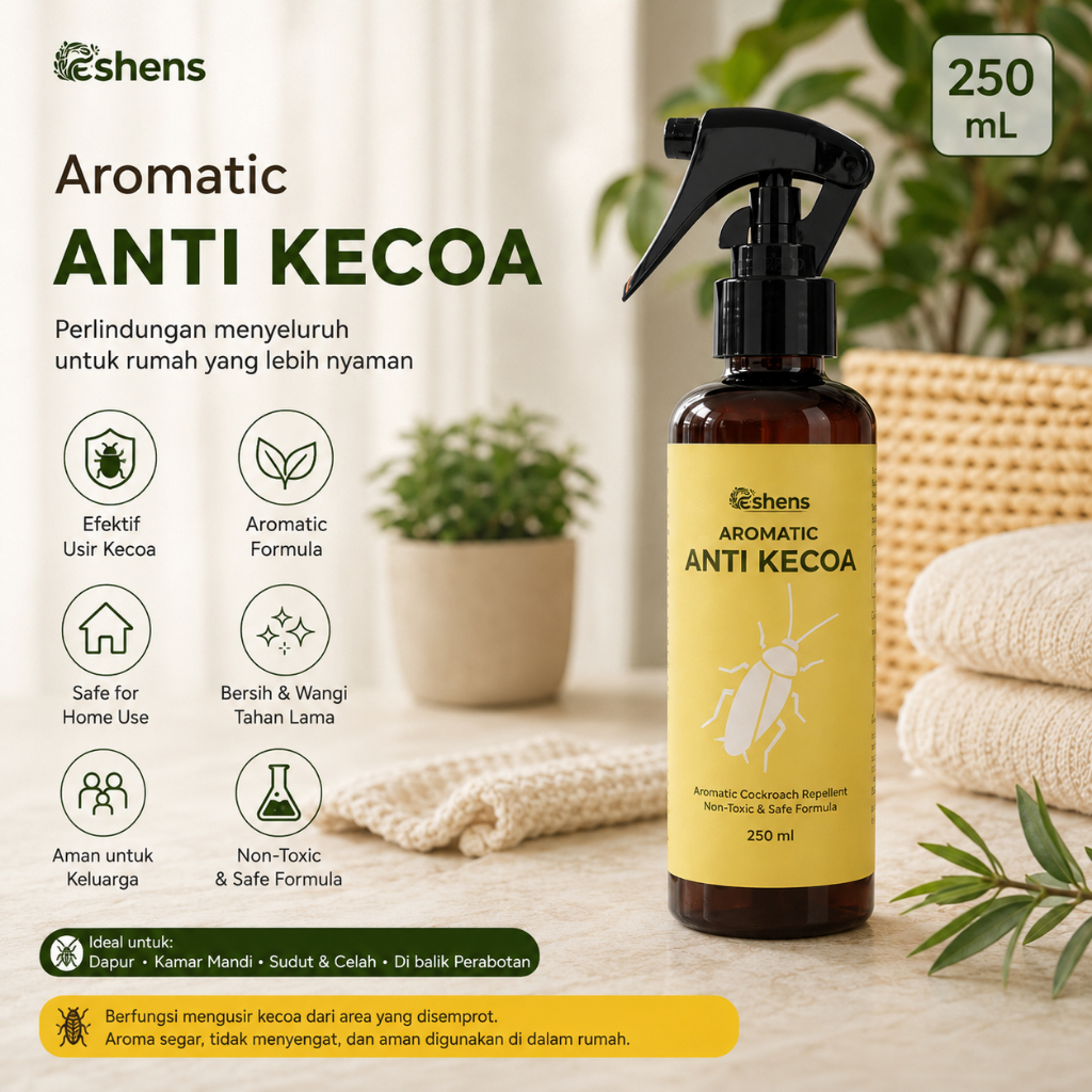 Anti Kecoa Spray 250ml Racun Pembasmi Kecoak Bugs Buster Terampuh Paling Ampuh Pengusir Serangga Kec