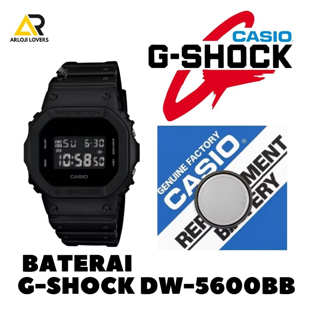 Baterai Jam G-Shock DW-5600BB Original