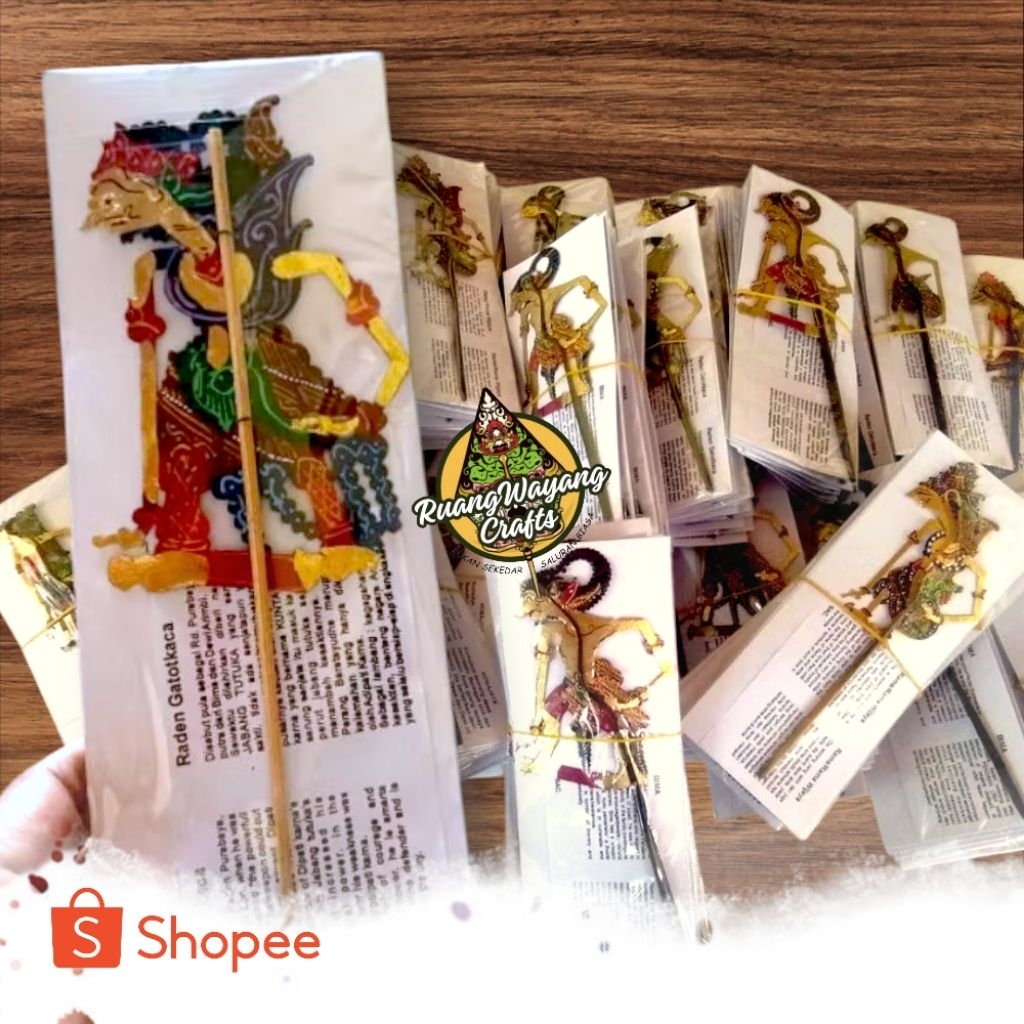 Wayang Kulit Asli Mini Souvenir Segala Acara