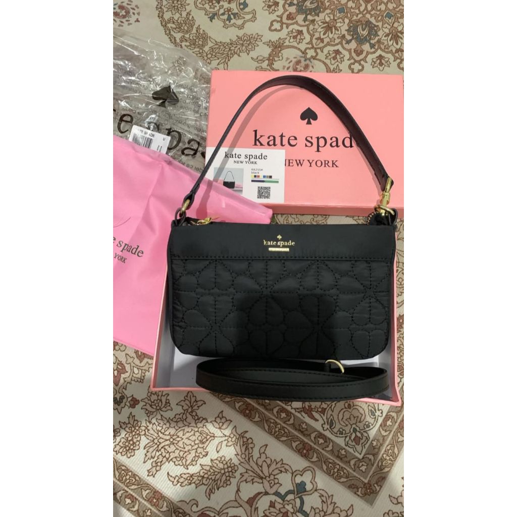 preloved tas shoulder bag ks kate spade hitam polos