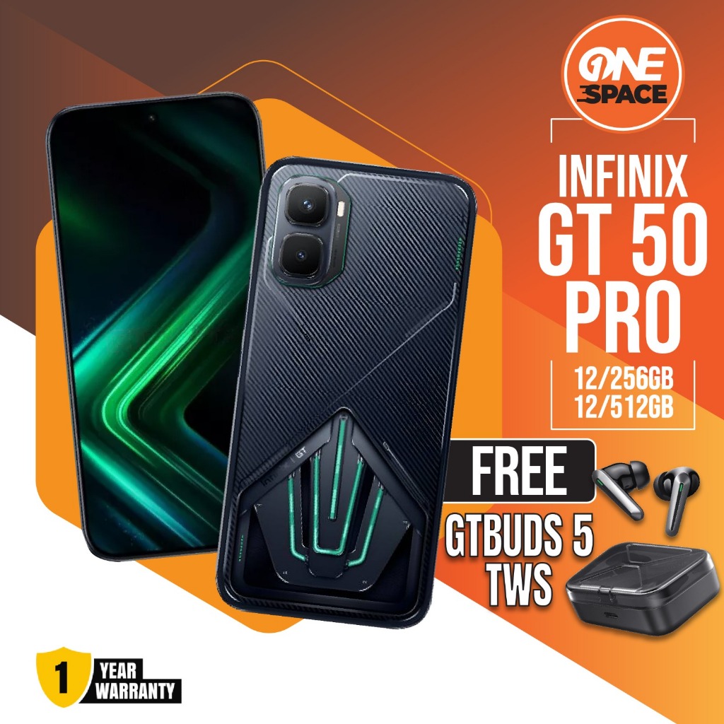 Infinix GT 50 Pro 5G 12/256 12/512 GB RAM 12GB 256GB 512GB GT50 Smartphone Gaming Android
