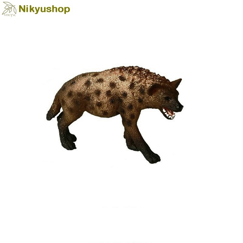 [Nikyushop] Mainan Edukasi Pajangan Miniatur Hewan Anjing Hyena Animal Figure