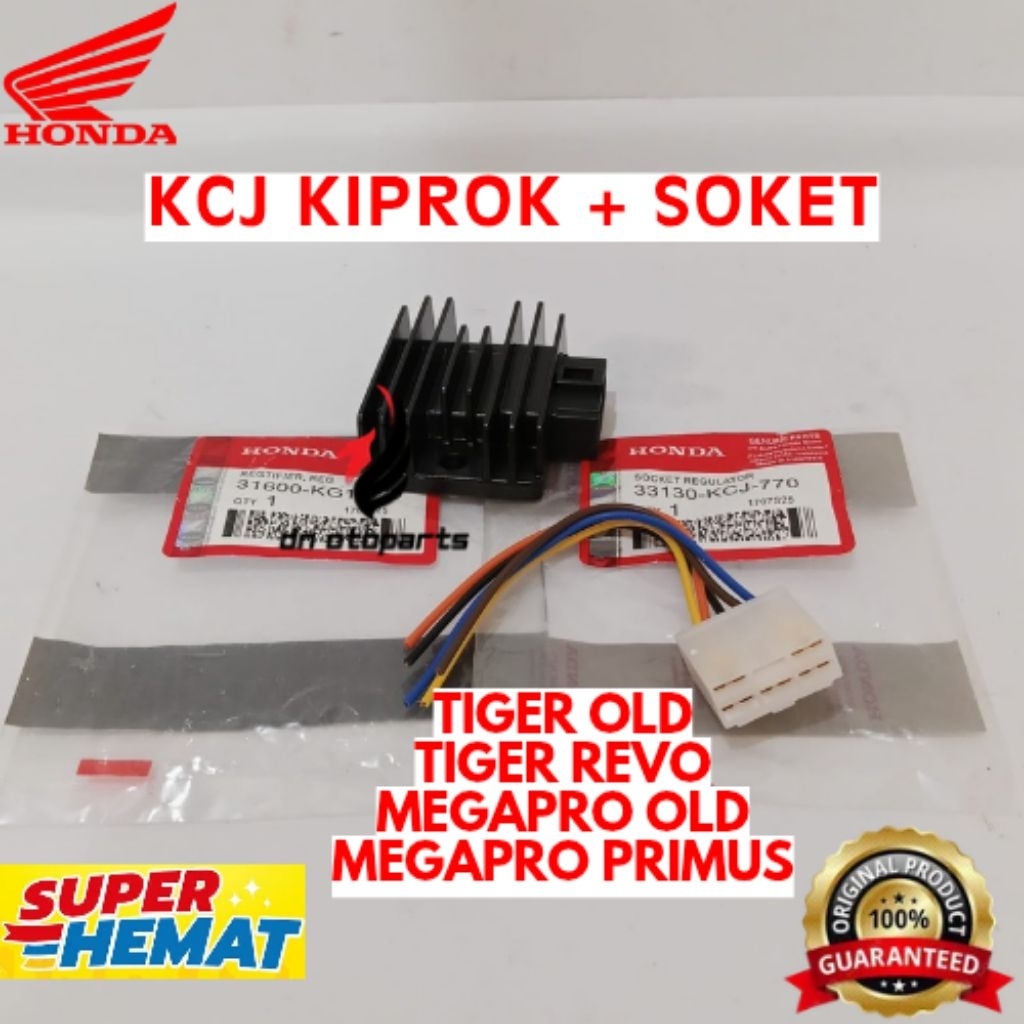 KIPROK + SOKET ORIGINAL KCJ KODE KCJ, KIPROK + SOKET TIGER OLD, KIPROK + SOKET TIGER REVO, KIPROK + 