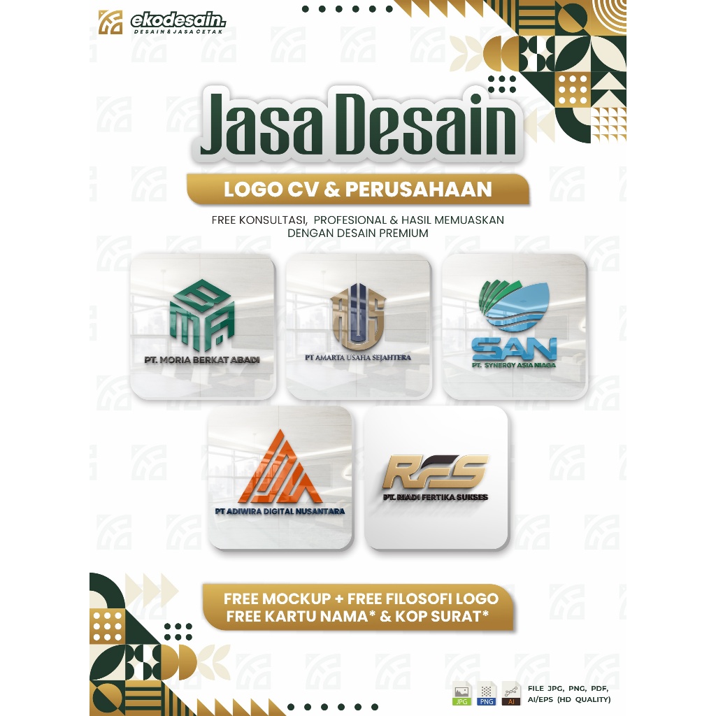 DESAIN LOGO CV DAN LOGO PERUSAHAAN PROFESIONAL