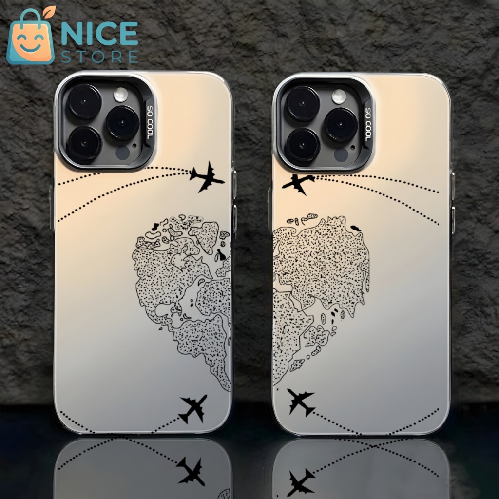 Case Imd Matte Hardcase World in Love Couple Case for iPhone & Android RK11