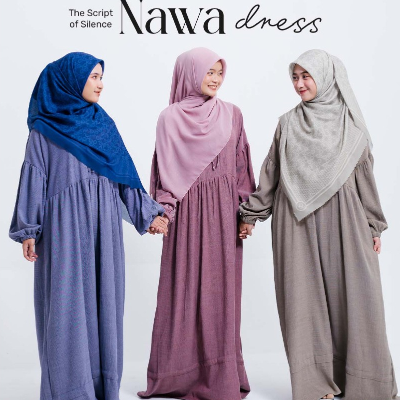 DELIA HIJAB - NAWA DRESS DELIA HIJAB DRESS ELEGANT TERBARU