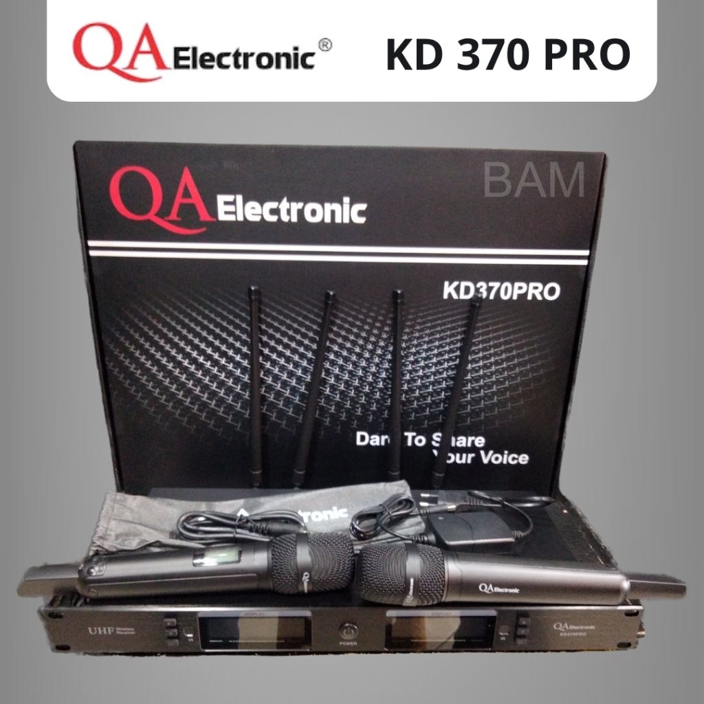 Microphone Wireless QA Electronic KD 370 Pro
