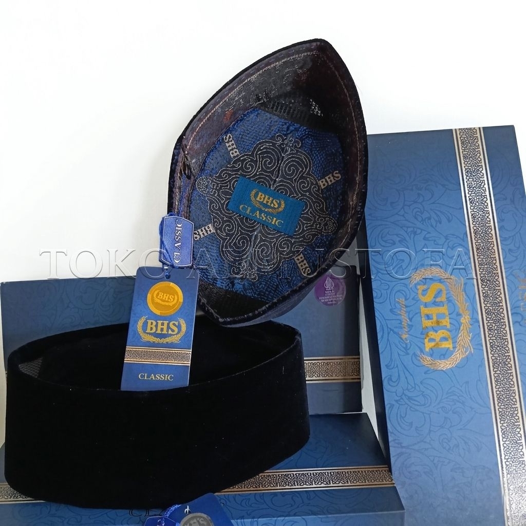 Songkok BHS classic ac / peci songkok bhs klasik AC / songkok hitam nasional BHS