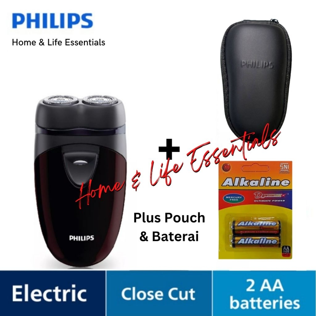 Philips Electric Shaver PQ206 Cukuran Kumis Jenggot Philips Alat Cukur Kumis Jenggot Philips